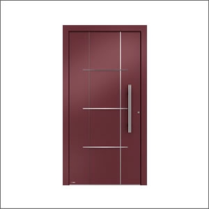 Portoncini d'ingresso in alluminio e legno